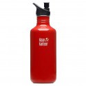 Kanteen Classic 1182 ml červená nerezová fľaška (sport cap)