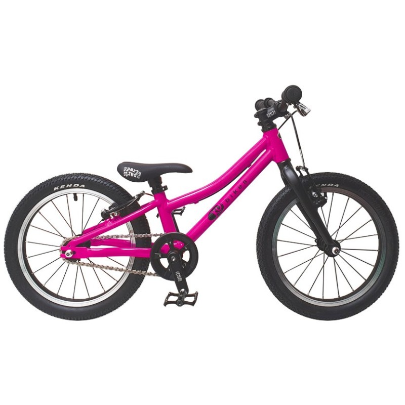 ultraľahký detský bicykel KUbikes 16S MTB Lasur Pink