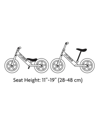 CRUZEE PURPLE - WITH BLACK WHEELS - ULTRALIGHT 2 KG