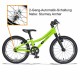 Detský bicykel KUBIKES 16S MTB 2-Gang - GREEN