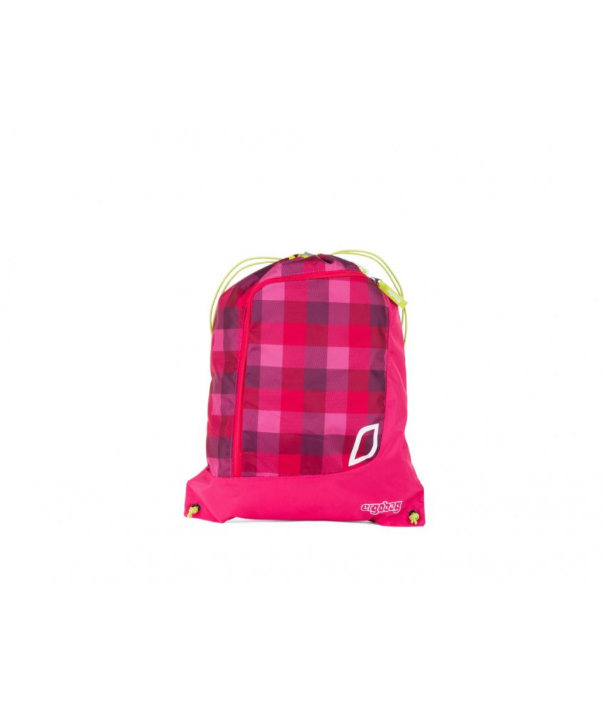Ergobag - vrecko na prezuvky - purpur káro Ergobag - vrecko na prezuvky - purpur káro