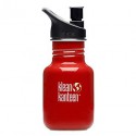 DEMO - Kanteen Classic 355 ml červená nerezová fľaška (sport cap)