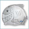 Detská plavecká čapica SwimFin Grey Shark