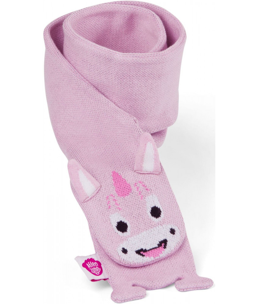 Detský šál Affenzahn Unicorn - ružový