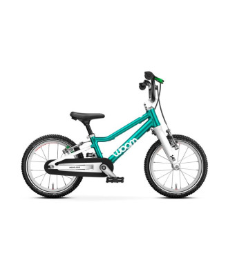 Detský bicykel Woom GO 2 - metallic turquoise