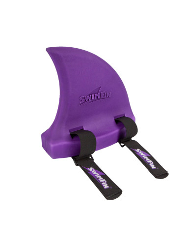Swimfin Purple – žraločia plutva na chrbát pre učenie plávania (od 18 mesiacov)