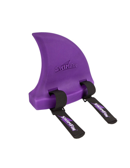 Swimfin Purple – žraločia plutva na chrbát pre učenie plávania (od 18 mesiacov)