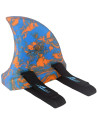SwimFin Coral Splash – žraločia plutva na chrbát pre učenie plávania (od 18 mesiacov)