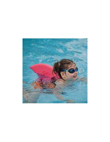 SwimFin Dolphin Blue – žraločia plutva na chrbát pre učenie plávania (od 18 mesiacov)