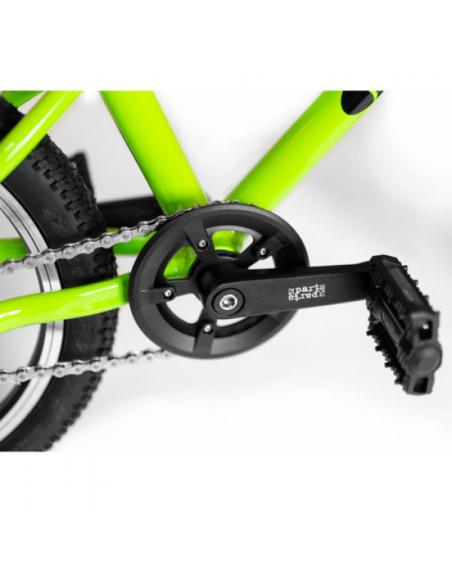 Ultraľahký detský bicykel KUbikes 16S MTB 2-Gang - Green (6,4 kg)