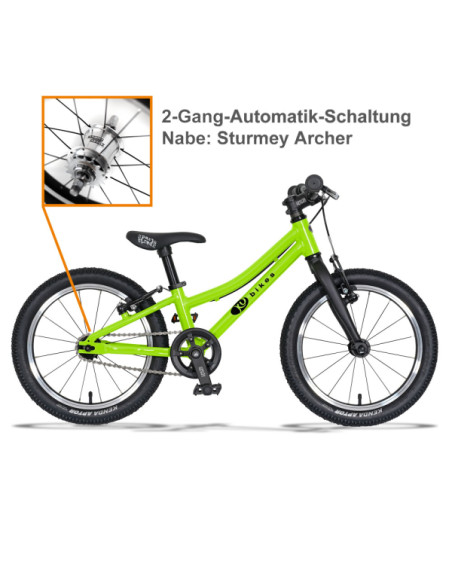KUbikes 16S MTB 2-Gang Green