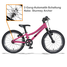 KUbikes 16S MTB 2-Gang Lasur Pink