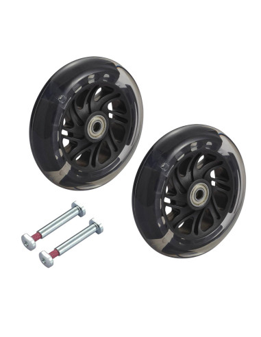 Micro náhradné svietiace LED kolieska 120 mm pre Maxi Micro - 2 ks