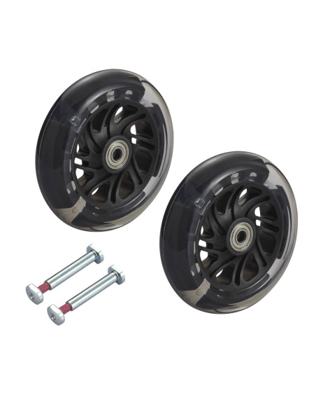 Micro náhradné svietiace LED kolieska 120 mm pre Maxi Micro - 2 ks